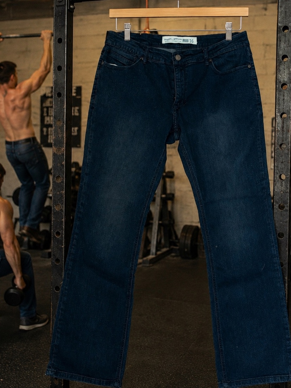Barbell Apparel Relaxed Athletic Fit jeans - worn once for a film shoot